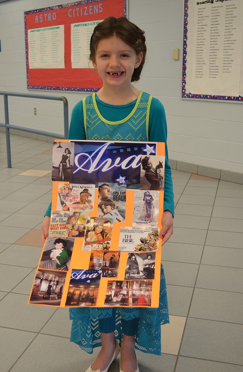 Ava Johnson picked her namesake Ava Gardner as her subject. The idea to name her came from her grandfather who was a fan of the actress.