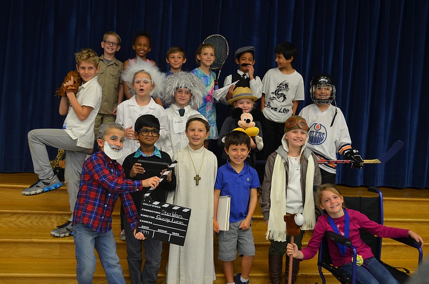 Lynn Hall's second grade class included a Wayne Gretzky, Pope Francis and two Albert Einstein's.