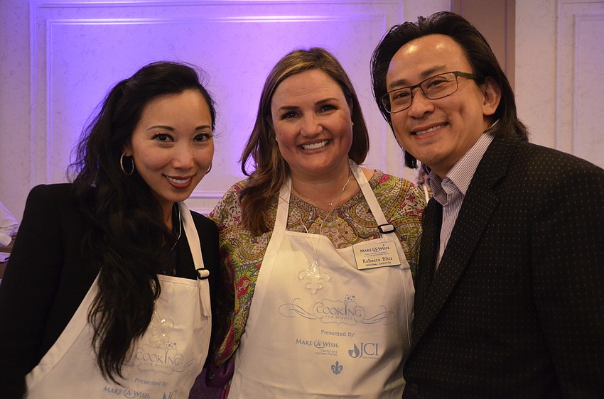Linda Doan, Rebecca Blitz and Tom Doan