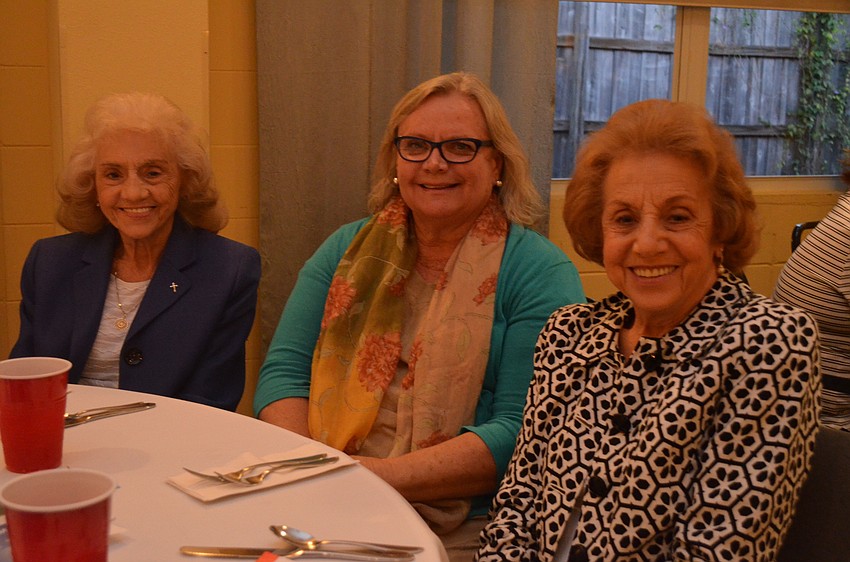 Carmela Figari, Pat Regan and Clara Figari