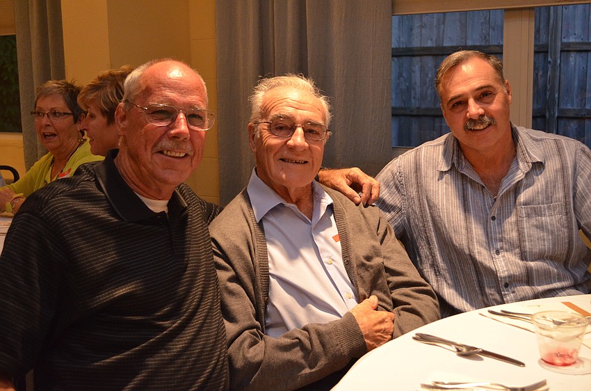 Ron Regan with Frank Figari and Peter Figari