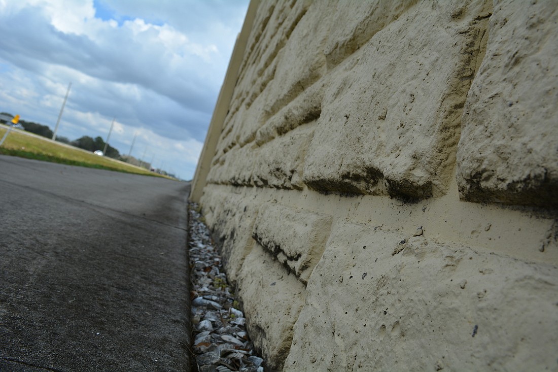 The sound wall on State Road 70, between Greenbrook and Lakewood Ranch boulevards, was built in early 2006.