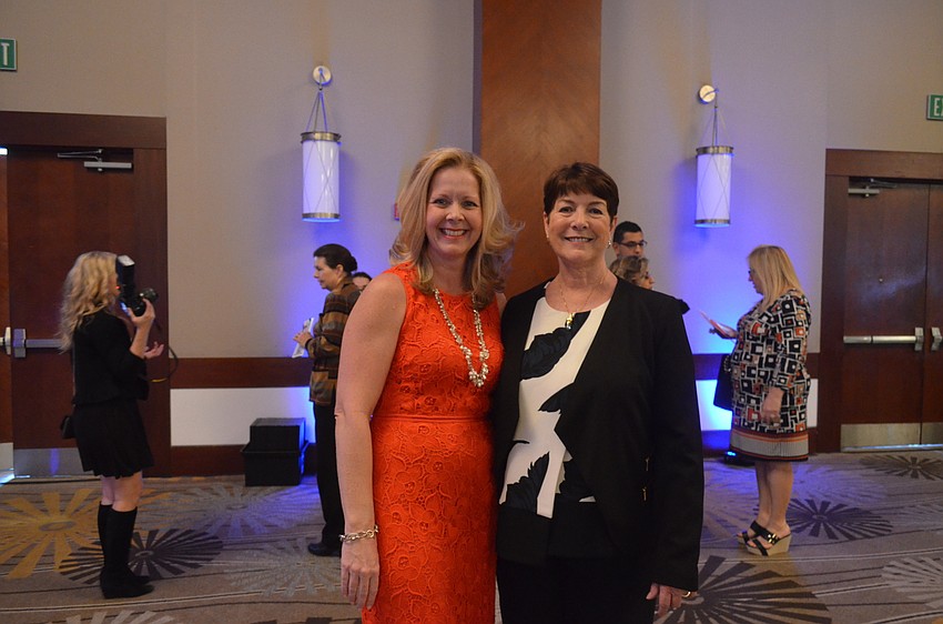 Executive Director Jennifer Vigne and committee chairwoman Dotti Sechrist