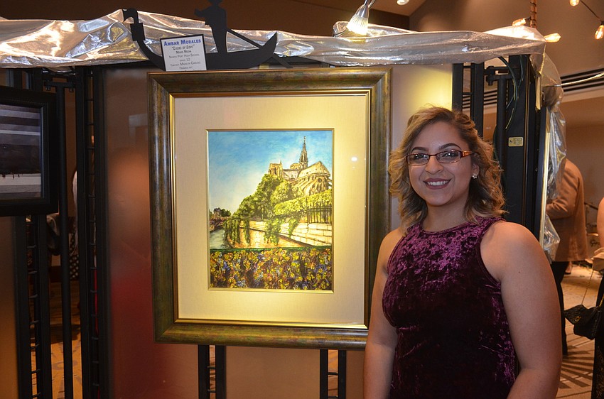 Ambar Morales, with “Locks of Love”