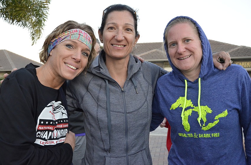 Sharon Becker, Deb Dailey and Jenny Parker are visiting from Michigan. While on vacation together they saw a flyer for the 5K and decided to enter the race.