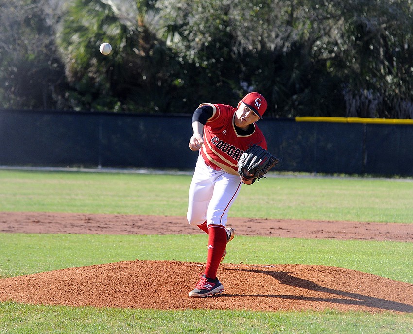 Senior Spencer Stevens earned the win on the mound for the Cougars.