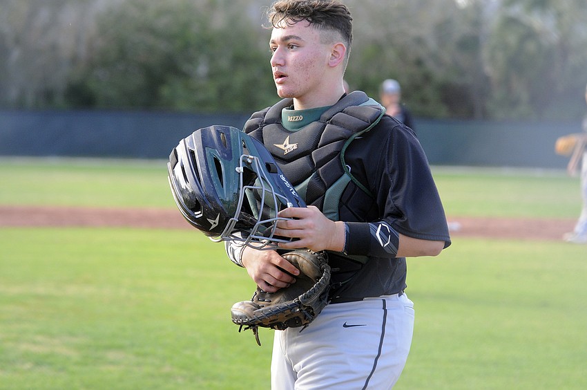 AJ Rizzo was Lakewood Ranch's starting catcher.