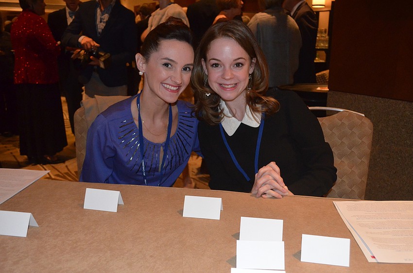 Samantha Benoit and Elizabeth Sykes, of the Sarasota Ballet