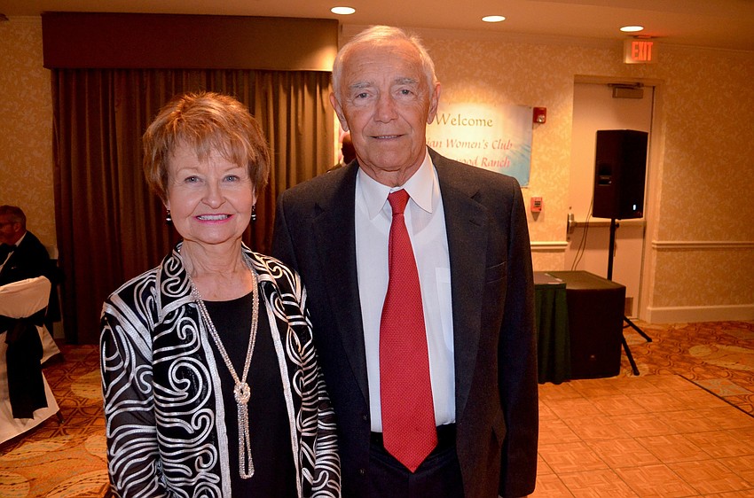 Phyllis and David Oakes enjoy a night of dinner and dancing.