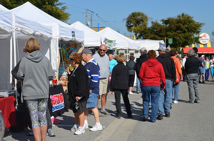 Hundreds flocked to Siesta Key Village for the 22nd annual Siesta Key Craft Festival Saturday, Feb. 27 and Sunday, Feb 28.