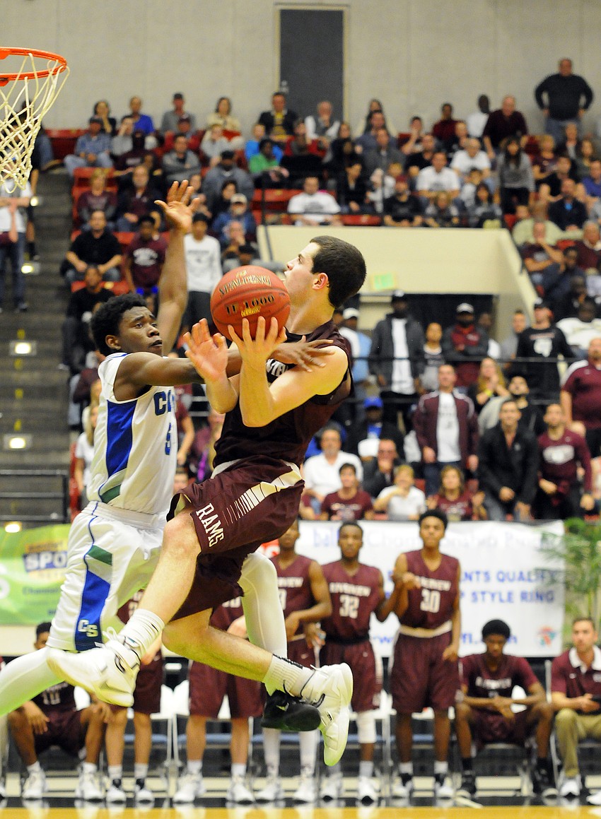 Junior guard AJ Caldwell finished with 15 points for Riverview.