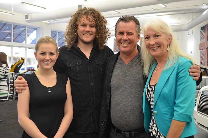 Victoria, Christopher and Scott Joseph Moore with Robin Warsaw