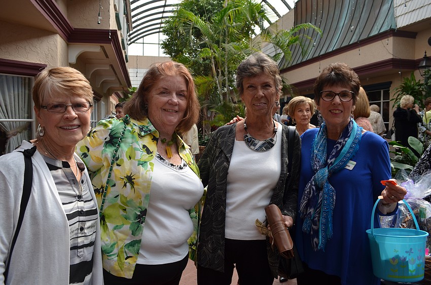 Marge Johnston, Margaret Coner, Vi Nemec and Pat Cesare