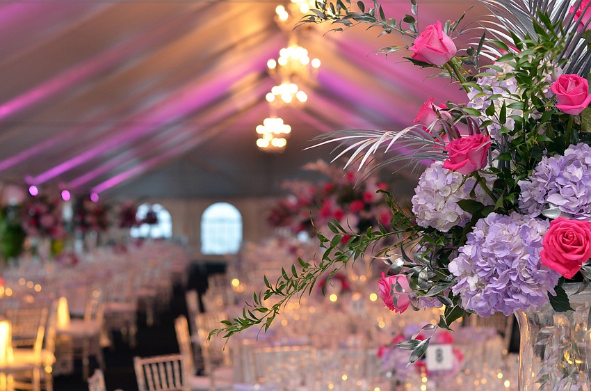 Guests enjoyed dinner and dancing after the performance at the Sarasota Ballet Gala.