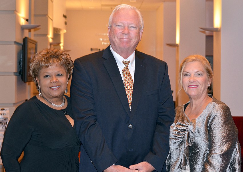 Aundria Castleberry with David and Susan Macrae