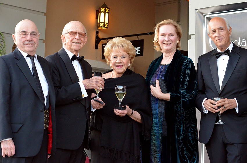 Ted Weiller, Bud and Betty Shapiro, Jean Volpe and Peter Miller