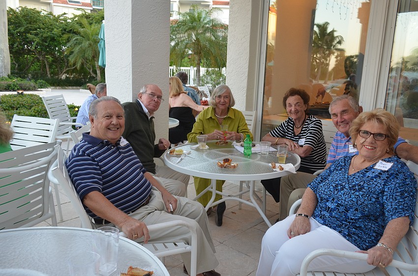 Peter LaFata, Clark Wilson, Babe Kinney, Toby and Arthur Geller and Pearl LaFata