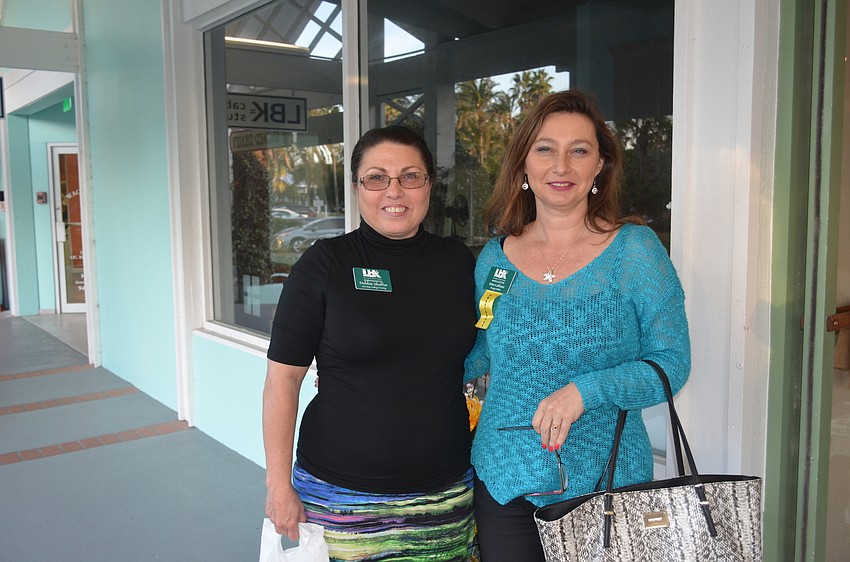 Debbie Shaffer, of One Stop Cooling and Heating, and Irina LaRose, of Design 2000