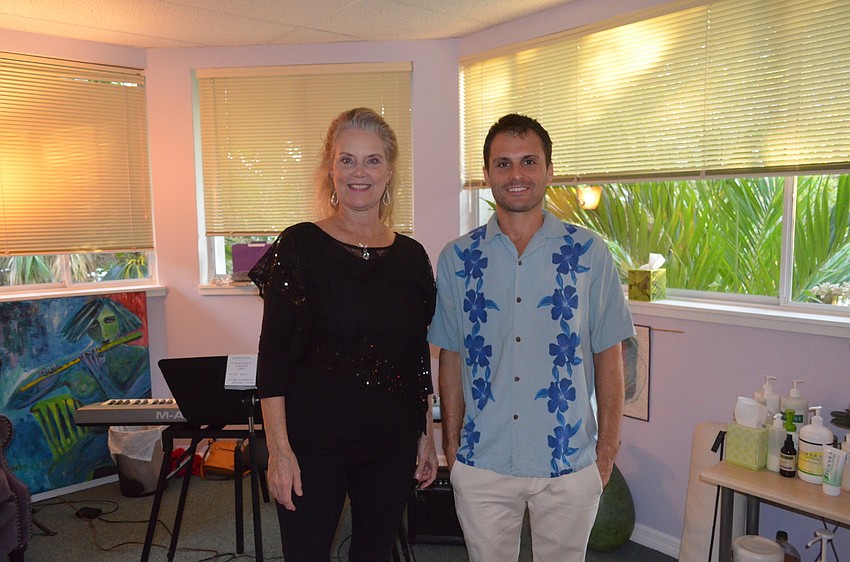 Musician Deidre Reigel and Michael Tamez, of Transformative Nutrition