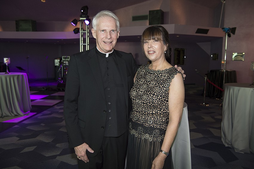 Father Ken Kaucheck and Nancy Clapp