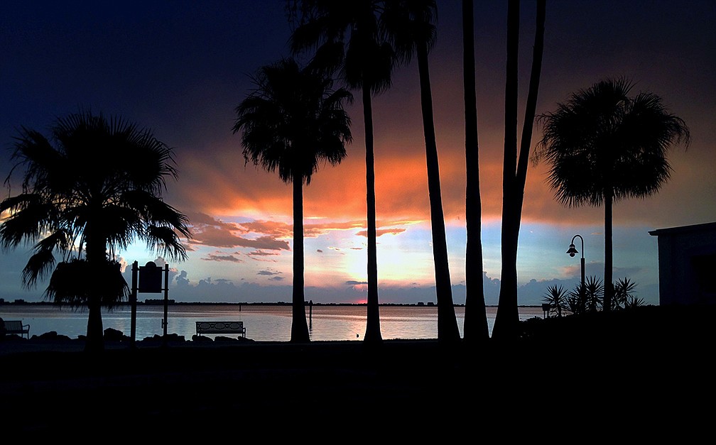 Daniel Reeves submitted this photo of a sunset over Sarasota Bay near Van Wezel Performing Arts Hall.