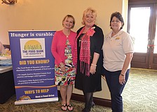 Dawn Mishler, event planner,  Maribeth Phillips, Food Bank CEO, and Cindy Sloan, Vice President of the Food Bank