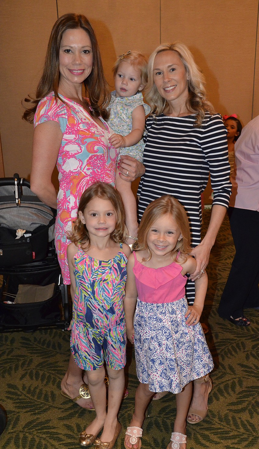 Melinda, Charlotte and Madeline Hierholzer and Natalie and Morgan Davis of Lakewood Ranch