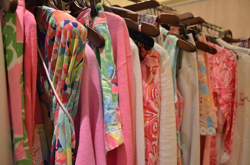 Models wore Lilly Pulitzer's clothes from the UTC Mall store.