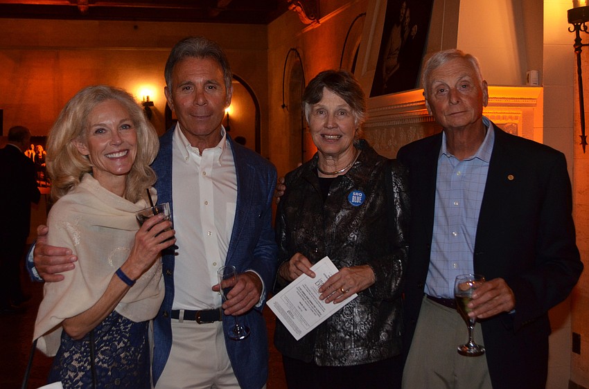 Betsy Goodell and Jim Lampl with Diana and Lester Shapiro