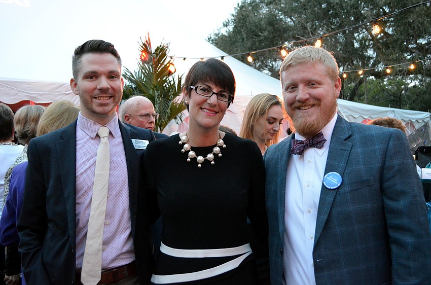 Dr. Boyd Lindsley, Sharon Kunkel and Jarred Wilson