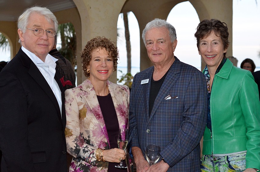 Sven Mohr and Bonnie Haber with Michael and Ruth Harshman