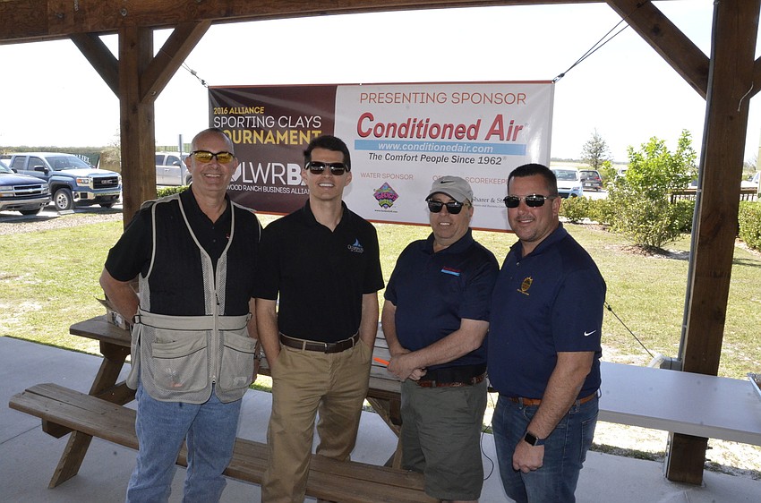 Larry Stephens, Joe Thompson, Al Benincasa and Bobby Venable of Conditioned Air, the tournament sponsor