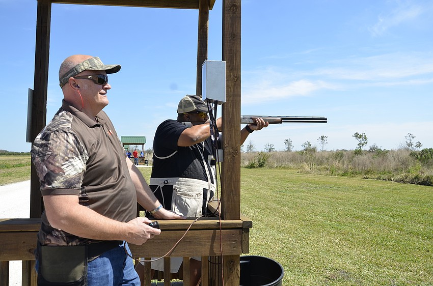 Brian Wyles pulls for Randall Woods.