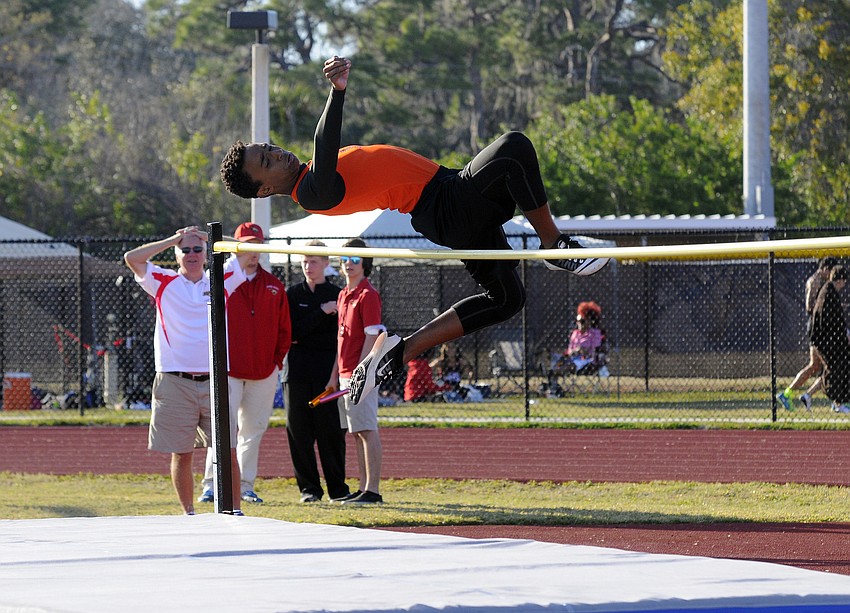 Sarasota's Jaasiel Torres finished fifth in the high jump.