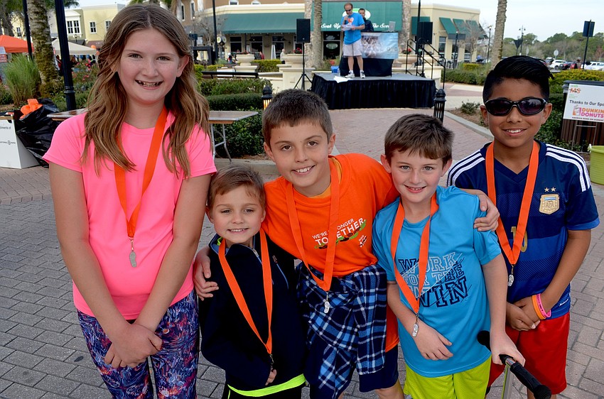 Jocelyn Freed, Ethan and Jackson Nealis, Samuel Freed and Leonel Marines are some of the youngest attendees.