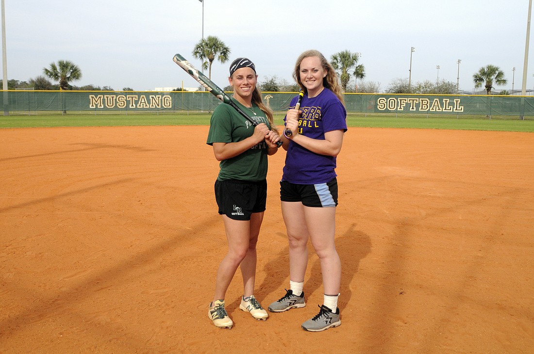 Lakewood Ranch junior Kinsey Goelz and sophomore Morgan Cummins both committed to play college softball before their first season of high school softball.