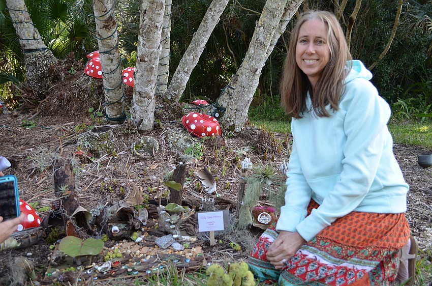 Heidi Bodor built Misty Moss Hollow over two and a half days with her daughter Karina.