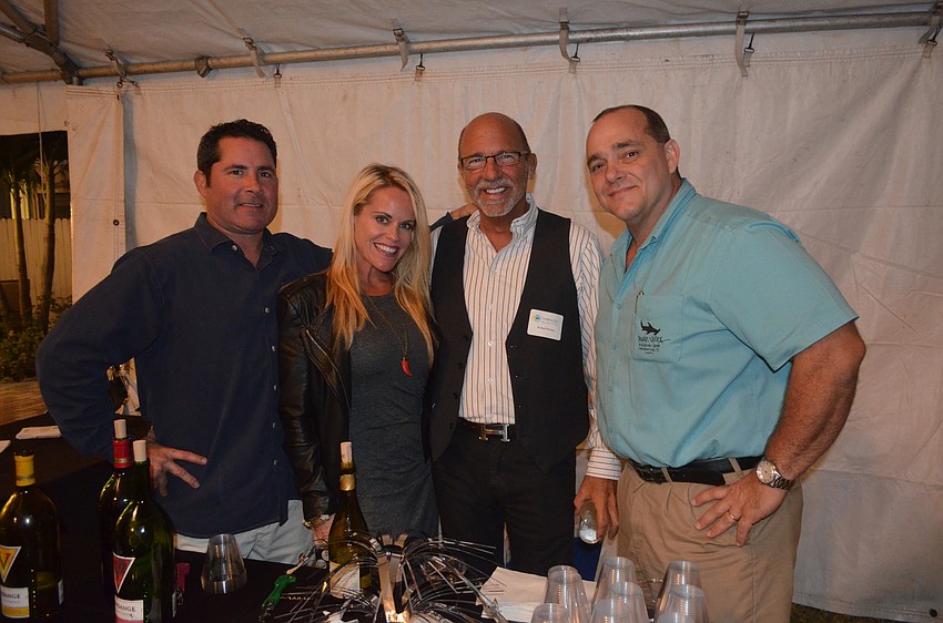 Tony Gallo and Holly Anderson, of sponsor Mar Vista, sponsor Richard Perlman, of Michael Saunders & Co. and Mar Vista General Manager Anthony Cucci