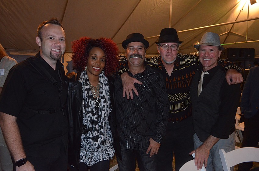 Performers Nic Williams, Yaya Diamond, Chris Chiodo, Don Parker and Paul Evers