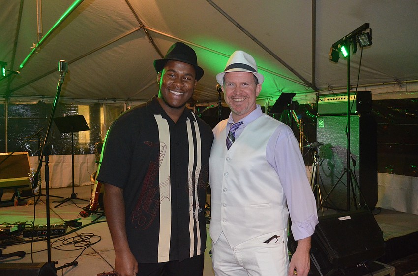 Bradley Esau and Reverend Barry