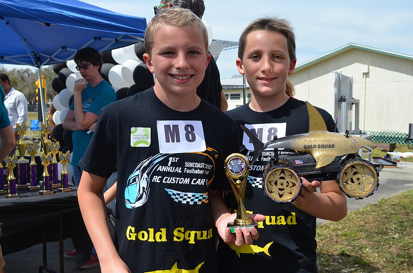 Team Gold Squad with Liam Custer and Finnegan Lear.