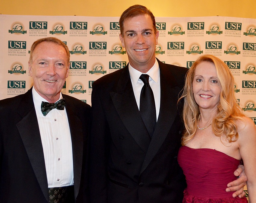 Ben Ellinor with Bill and Diana Michel