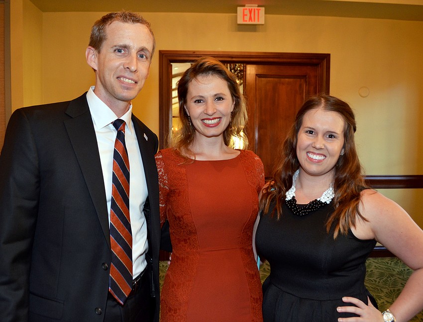 Robert and Anna Ritzenhaler with Celeste Reid