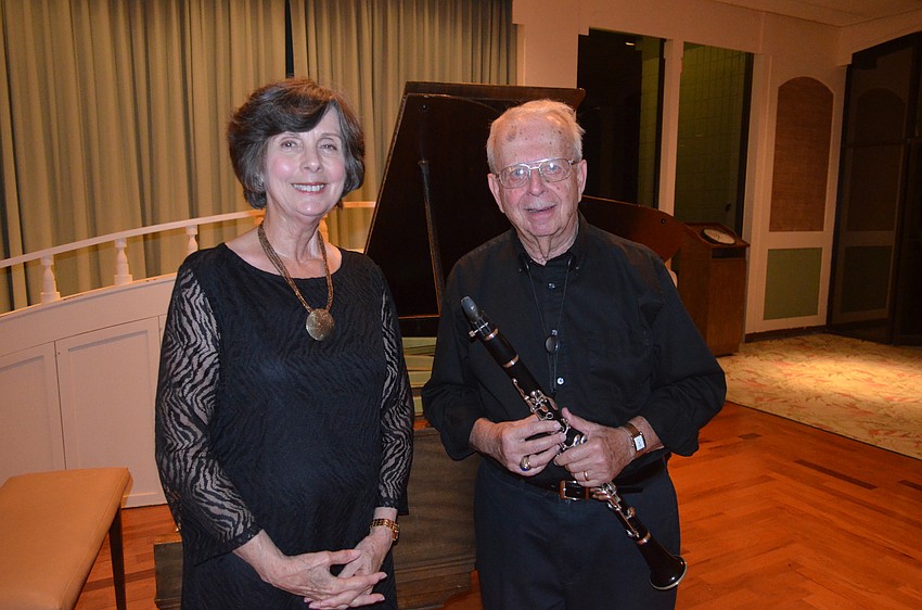 Pianist Jan Ortmann and clarinetist Bob Geraci