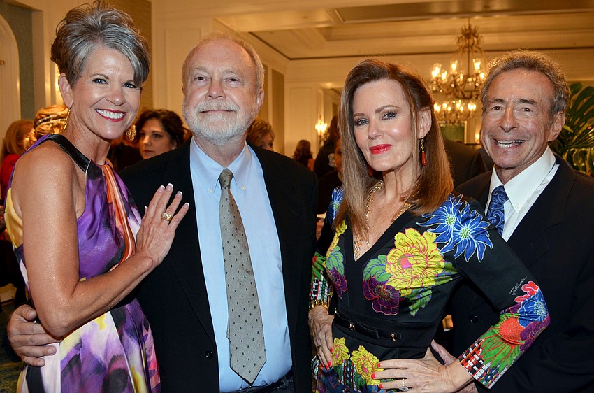 Sally Schule and Bob Plunket with Rita and Ron Greenbaum