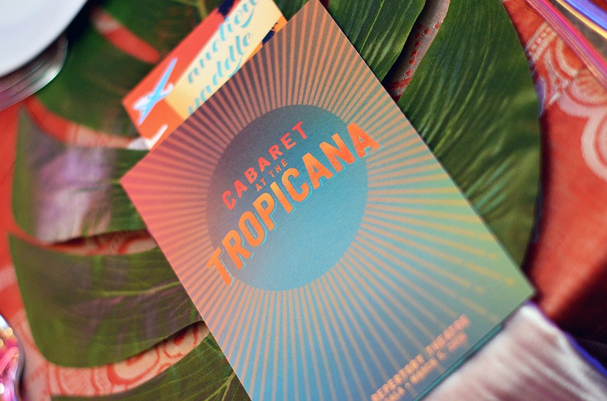 Asolo Rep's annual gala was themed Cabaret at the Tropicana.