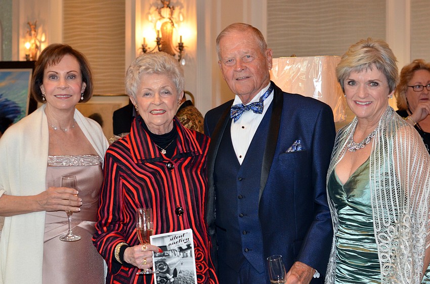 Joanne Powers, JoAnn and Don Burhart and Judy Aleman