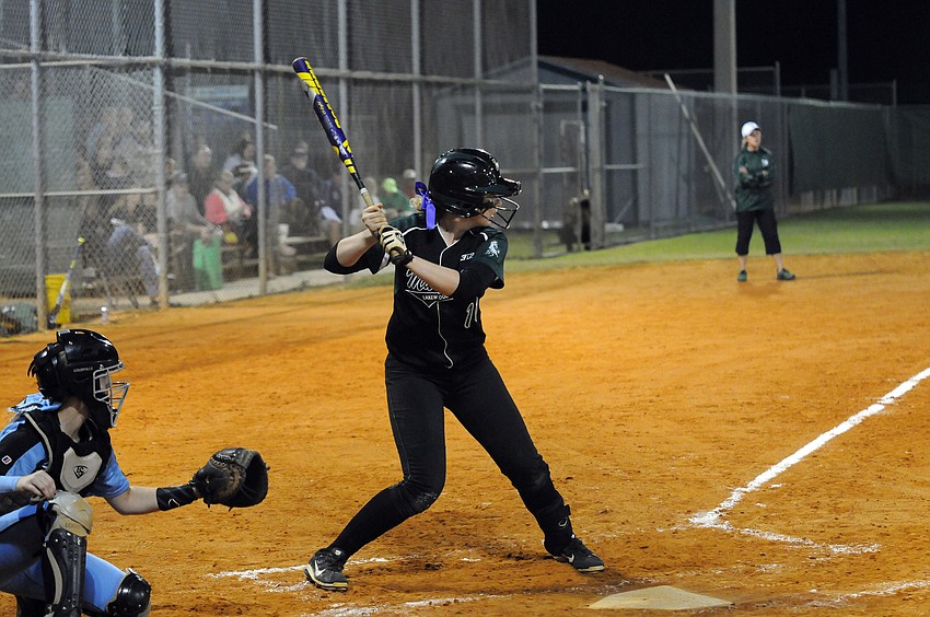 Lakewood Ranch sophomore Morgan Cummins went 1-for-3.