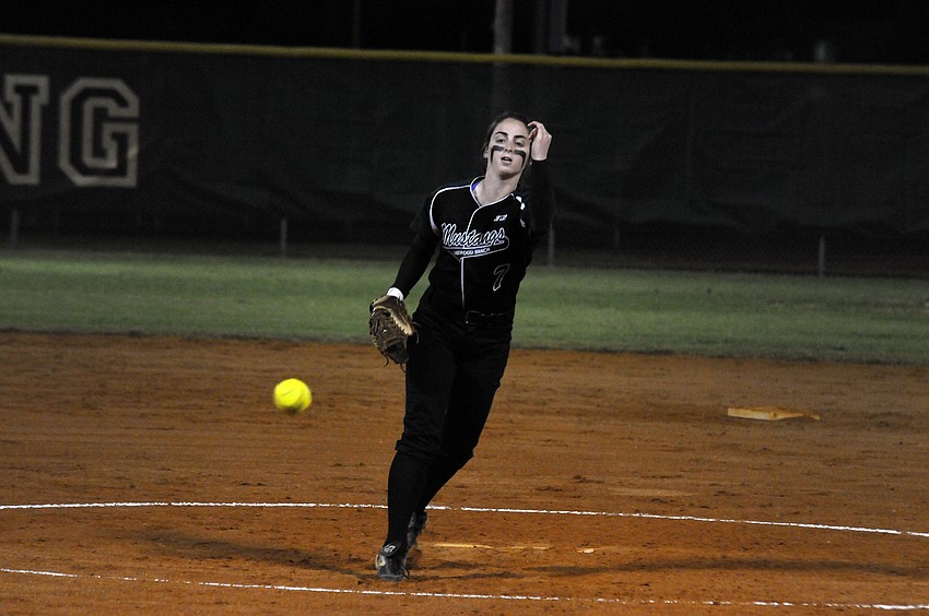 Logan Newton pitched a complete game, allowing one run on seven hits and four walks.