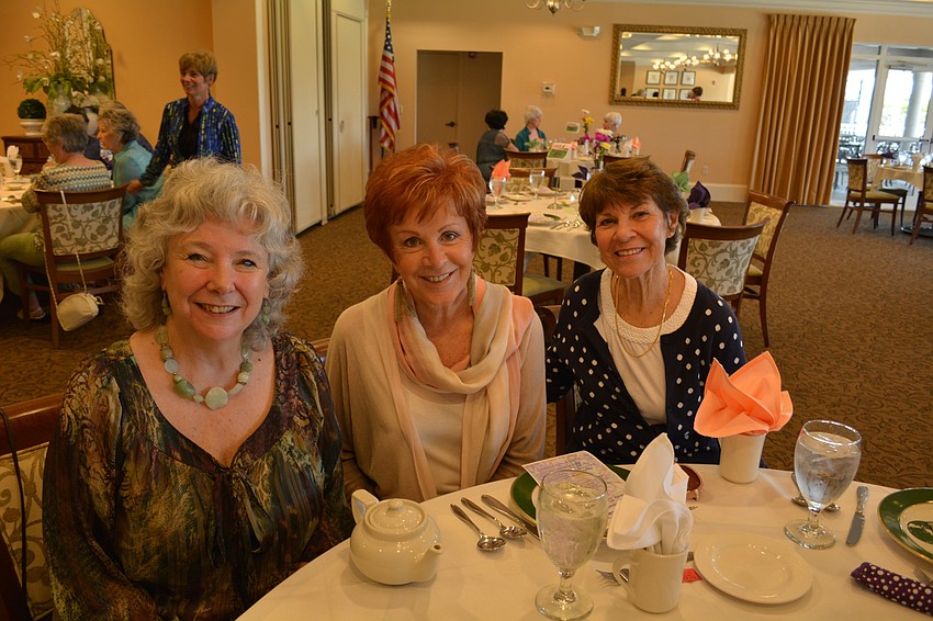Cheryl Hogg-Chapman, Maria Todd and Barbara George sit together.